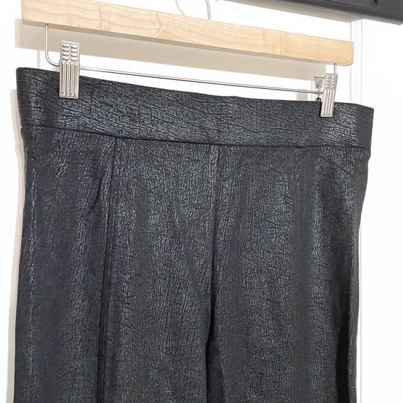 I.N.C International Concepts Women's 12 Pull On Skinny Leggings Black Textured - Picture 2 of 5